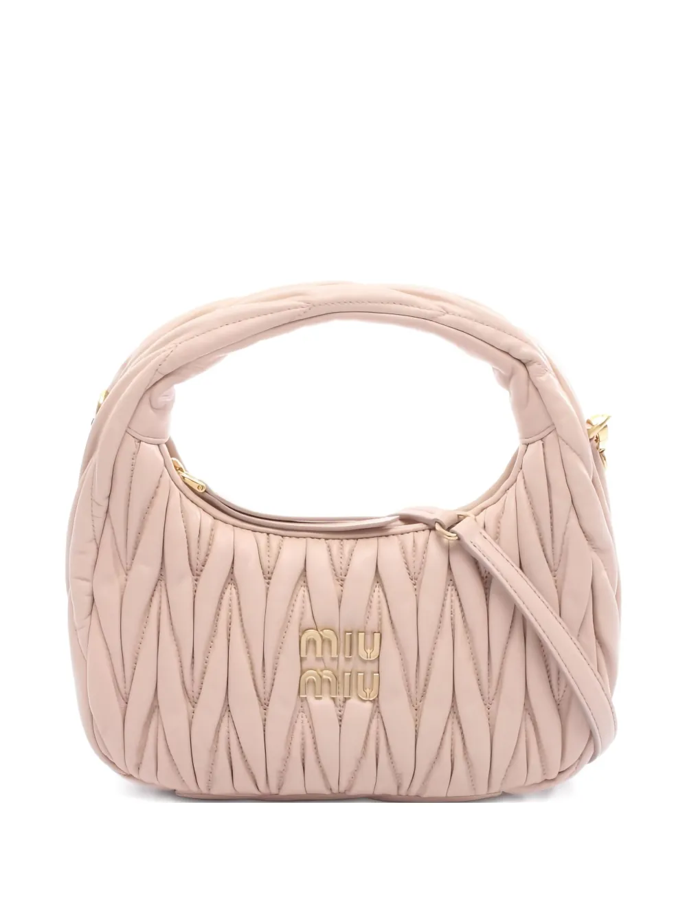 Miu Miu Pre-Owned 2010s Wander matelassé leather tote bag | Pink | Image 1