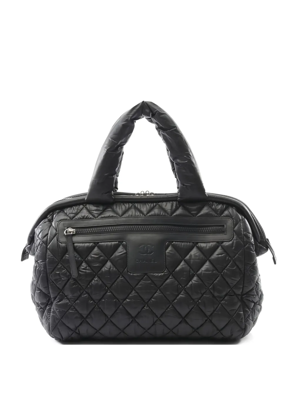 CHANEL Pre-Owned 2012 ココ クーン マトラッセ ハンドバッグ - ブラック CHANEL Pre-Owned 2012 ココ クーン マトラッセ ハンドバッグ - ブラック