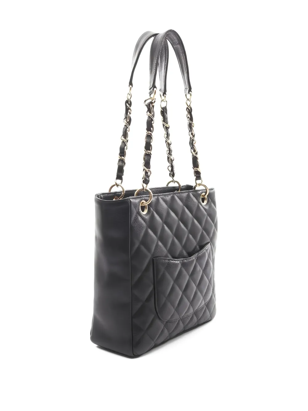 CHANEL Pre-Owned 2003-2004 Matelassé chain tote bag | Pre-Owned | Image 2
