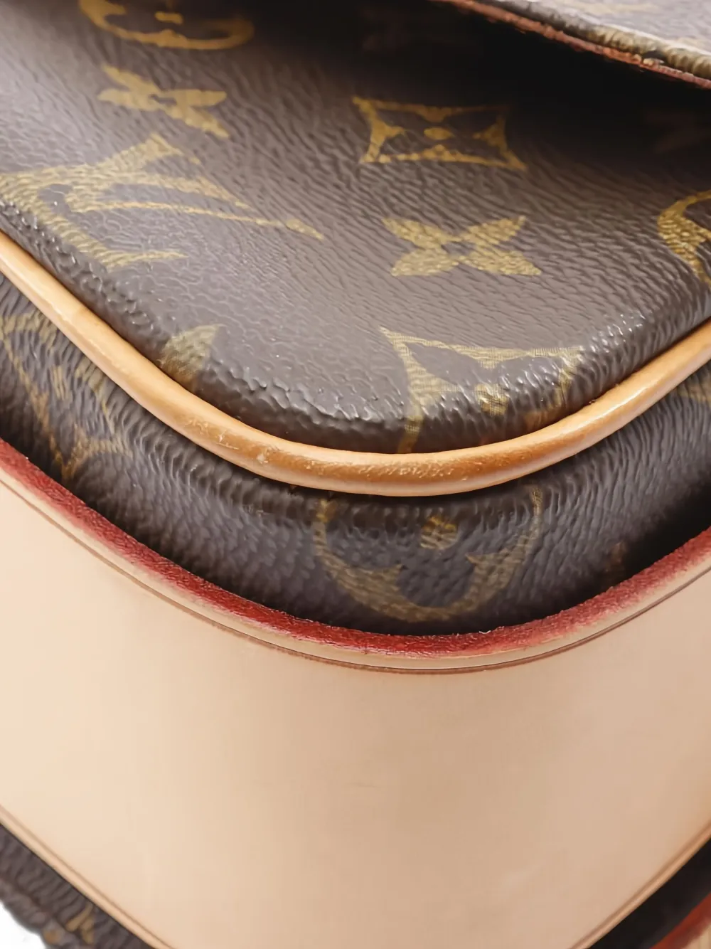 Pre-owned Louis Vuitton 2001 Cartouchiere Gm Monogram Satchel Bag In Brown