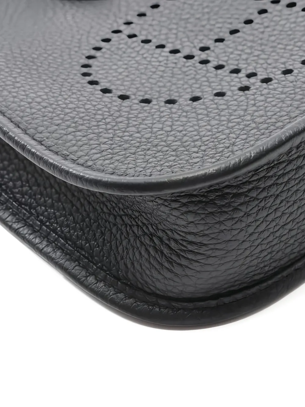 Hermès Pre-Owned 2024 Evelyn TPM Amazon schoudertas met geperforeerde details Zwart