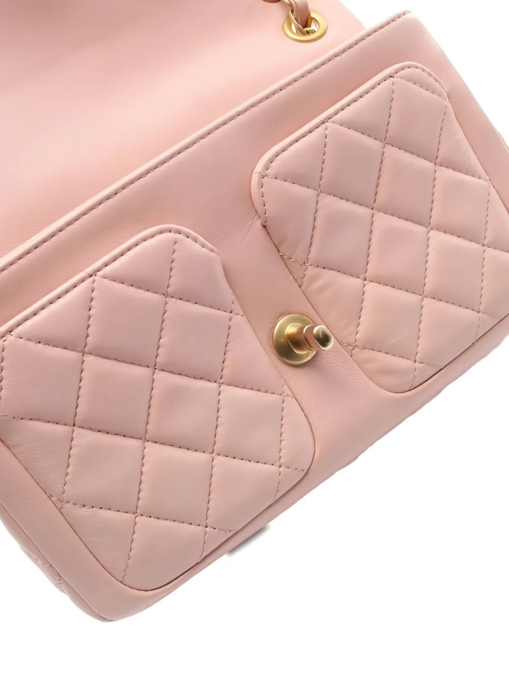 CHANEL Pre-Owned 2021 matelassé schoudertas met ketting Roze