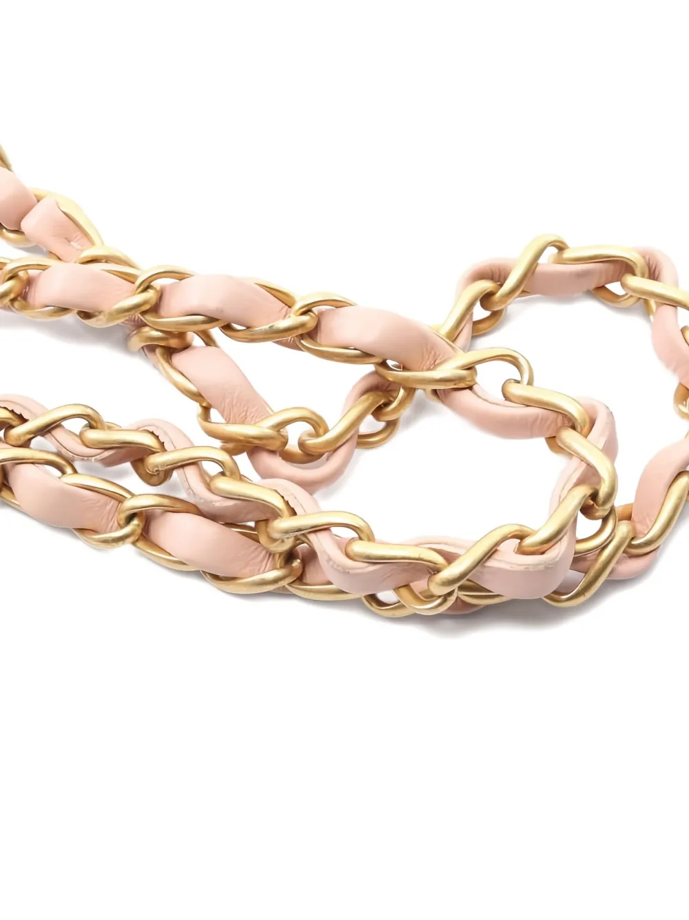 CHANEL Pre-Owned 2021 matelassé schoudertas met ketting Roze