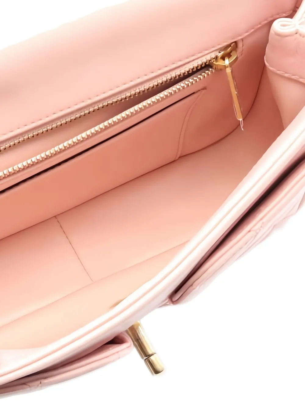 CHANEL Pre-Owned 2021 matelassé schoudertas met ketting Roze