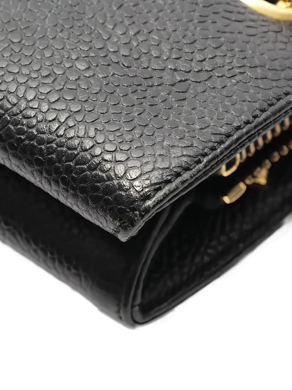Pre-owned Chanel 1994-1996 Cc Mark Chain Shoulder Bag In Black
