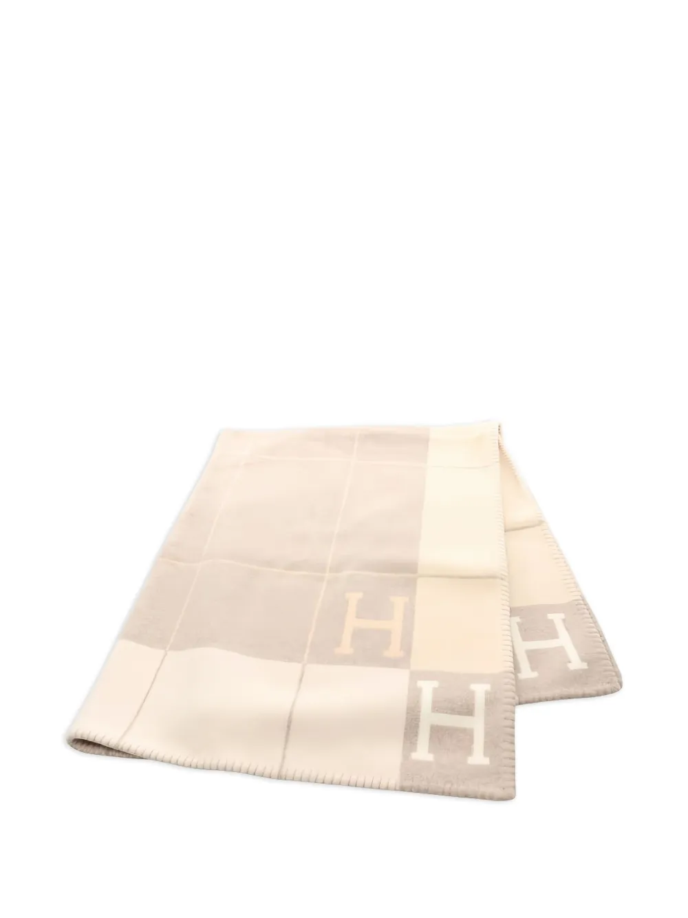 Hermès Pre-Owned Avalon III throw blanket | Neutrals | Image 1
