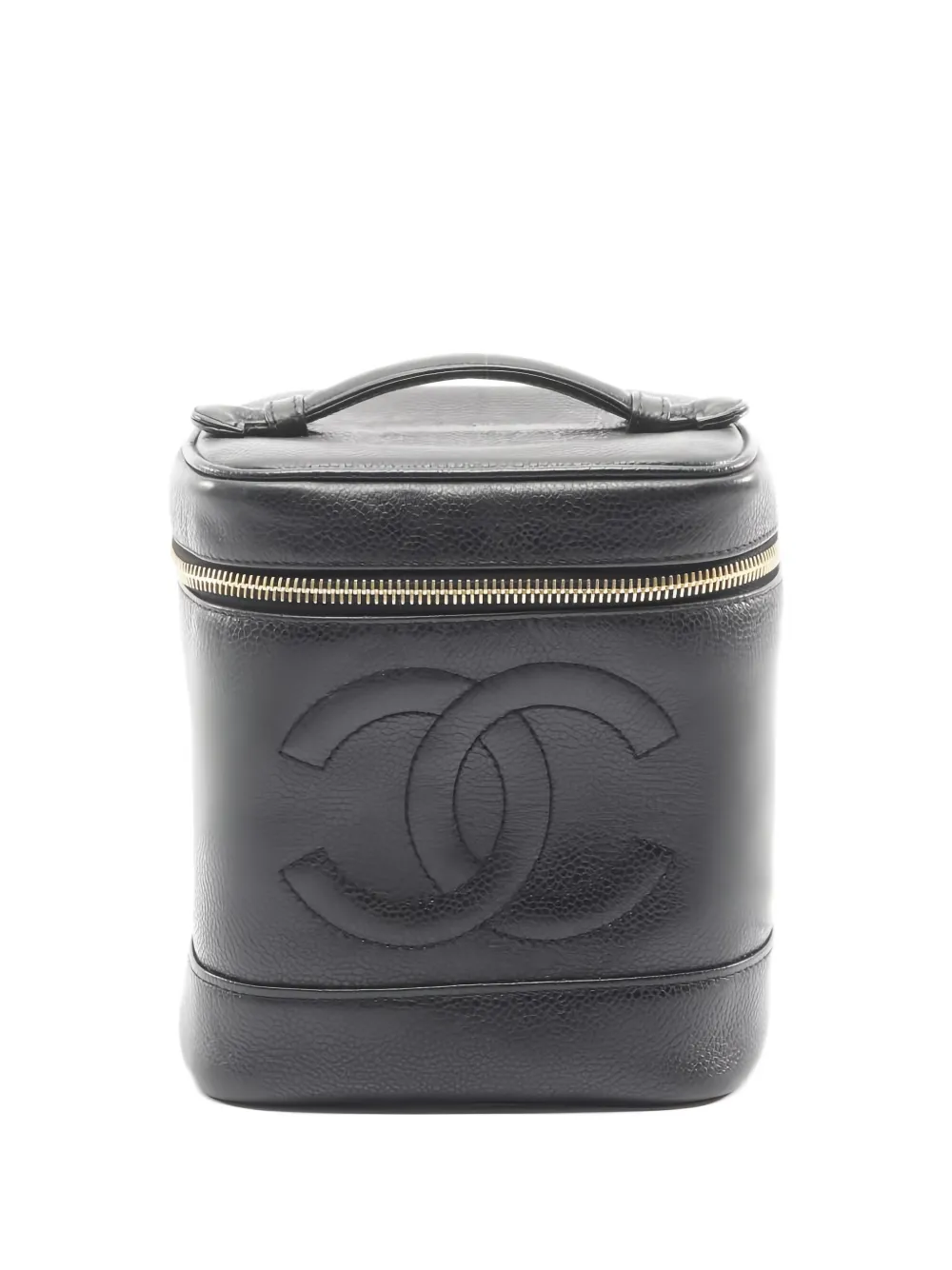 CHANEL Pre-Owned 1986-1988 ココマーク ハンドバッグ ミニ - ブラック CHANEL Pre-Owned 1986-1988 ココマーク ハンドバッグ ミニ - ブラック