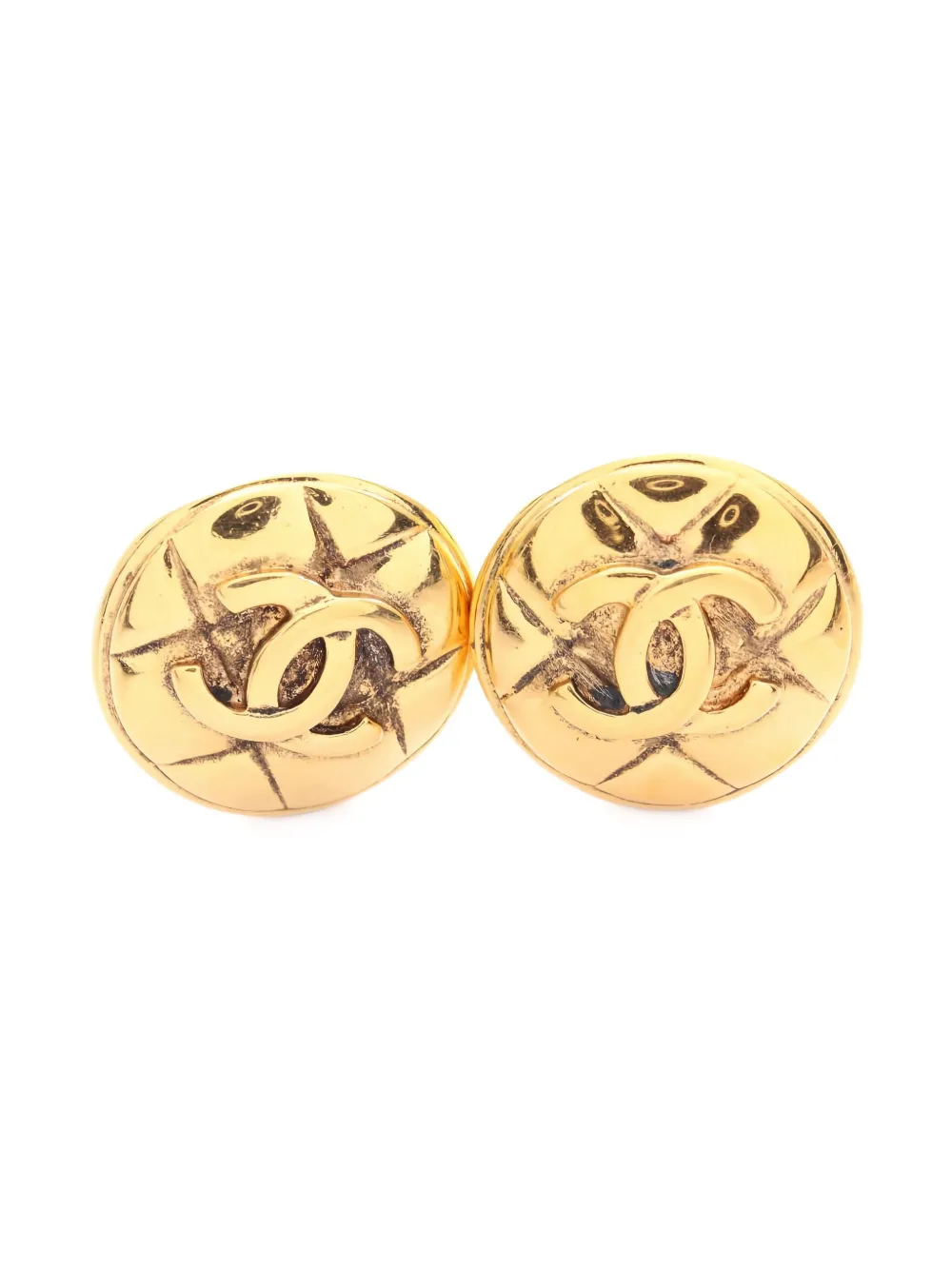 CHANEL Pre-Owned aretes Coco Mark 1986-1988 | dorado | Image 1