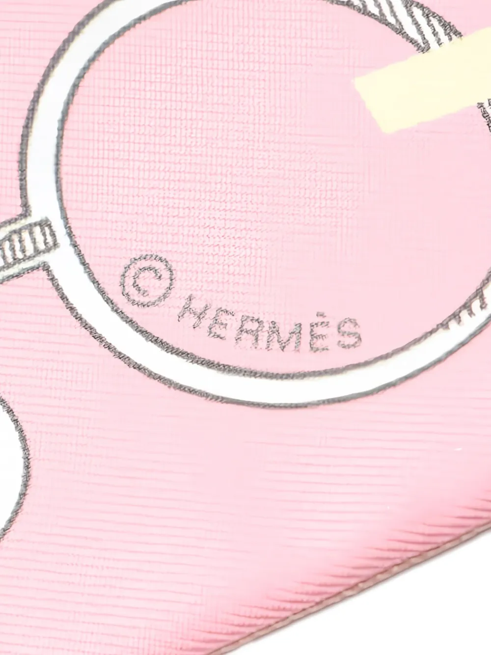 Hermès Pre-Owned 2020s do re boucles ribbon scarf | Image 2