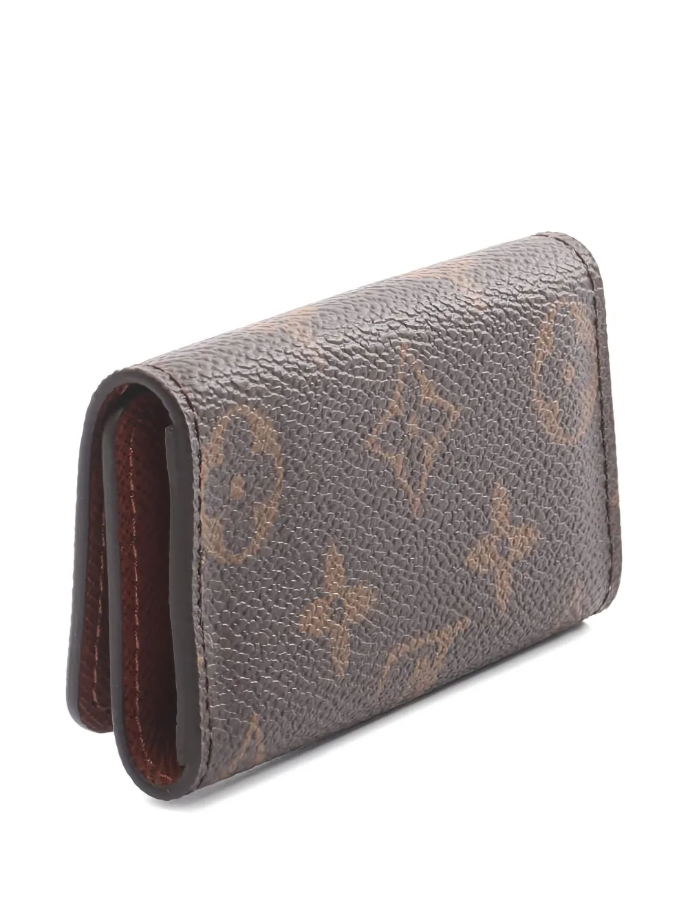 Pre-owned Louis Vuitton 2020s Multiclés 4 Monogram Ring Key Case In Brown