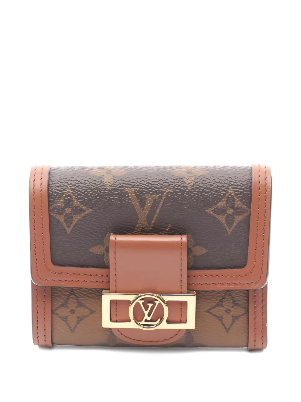 Louis Vuitton Pre-Owned 2021 ドーフィーヌ 三つ折り財布 - ブラウン Louis Vuitton Pre-Owned 2021 ドーフィーヌ 三つ折り財布 - ブラウン