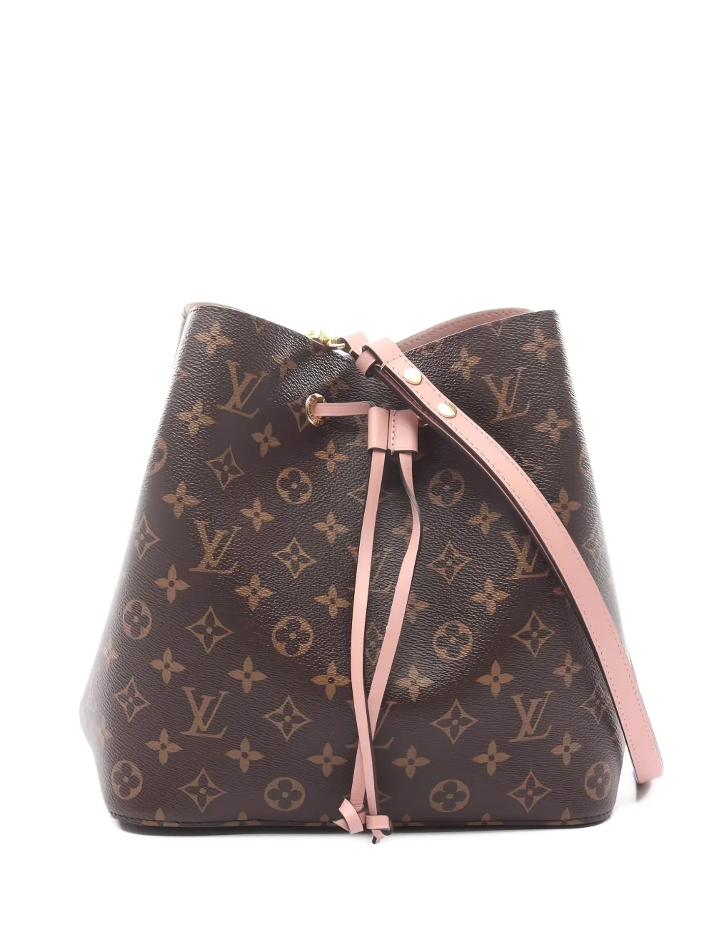 Pre-owned Louis Vuitton 2010s Neo Noe Monogram Canvas Bucket Bag In Brown
