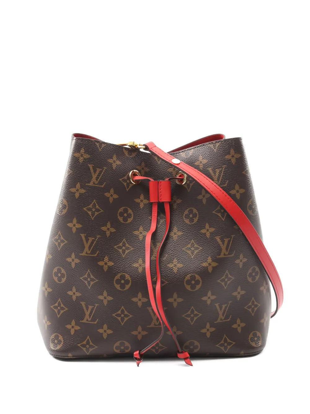 Pre-owned Louis Vuitton 2019 Neo Noe Monogram Shoulder Bag In Brown