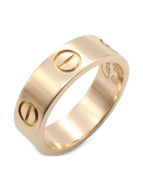 Cartier 2010s 18K rose gold Love ring