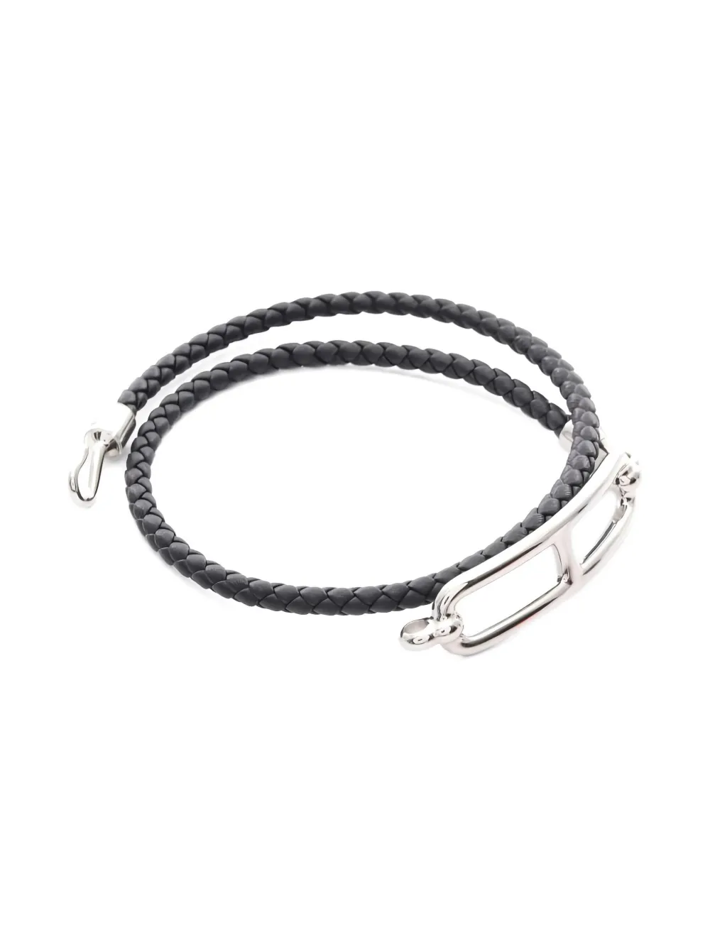 Hermès Pre-Owned pulsera Roulis Double Tour 2010 | negro | Image 1