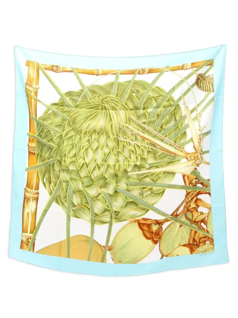 Hermès Pre-Owned Jardin Creole silk scarf