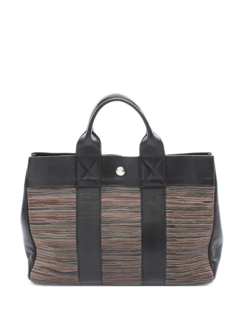 Hermès Pre-Owned 2001 Fool Toe PM striped tote bag