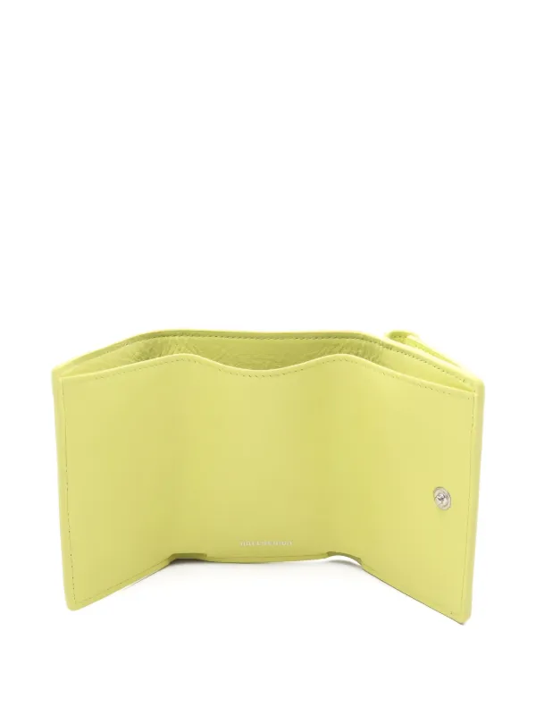 Balenciaga Pre-Owned 2010 ペーパー ミニ 三つ折り財布 | イエロー