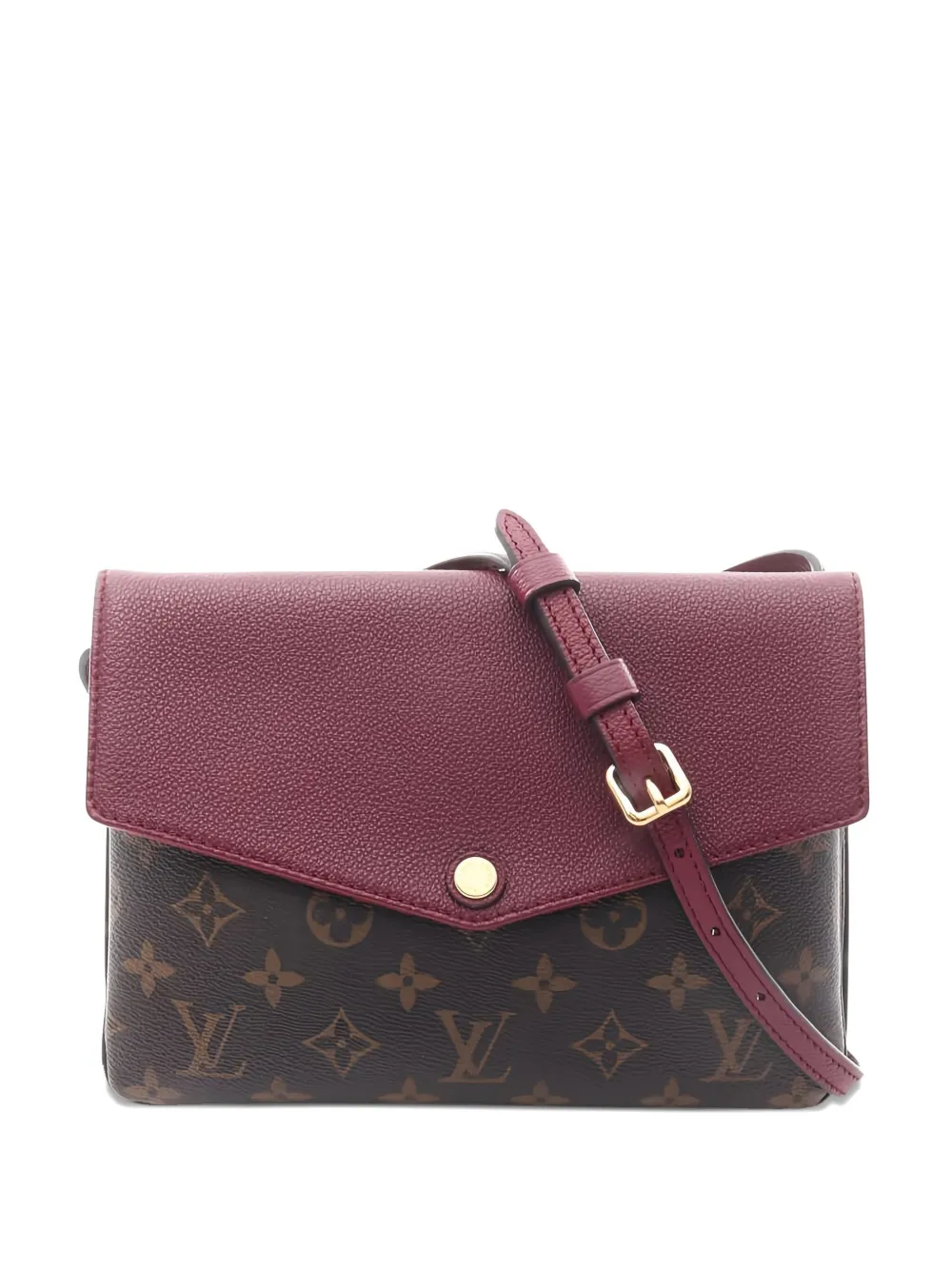 Louis Vuitton Pre-Owned 2015 Twice Twinset monogram Oror shoulder bag - Marrone