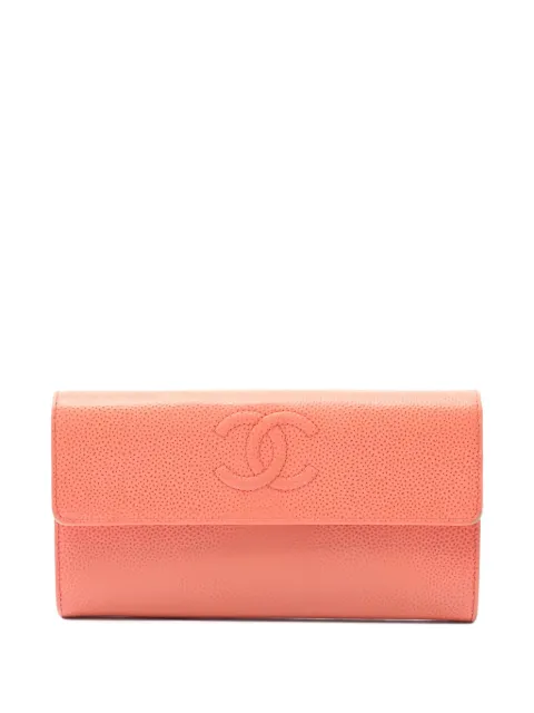 CHANEL Pre-Owned 2012-2013 coco mark bi-fold long wallet