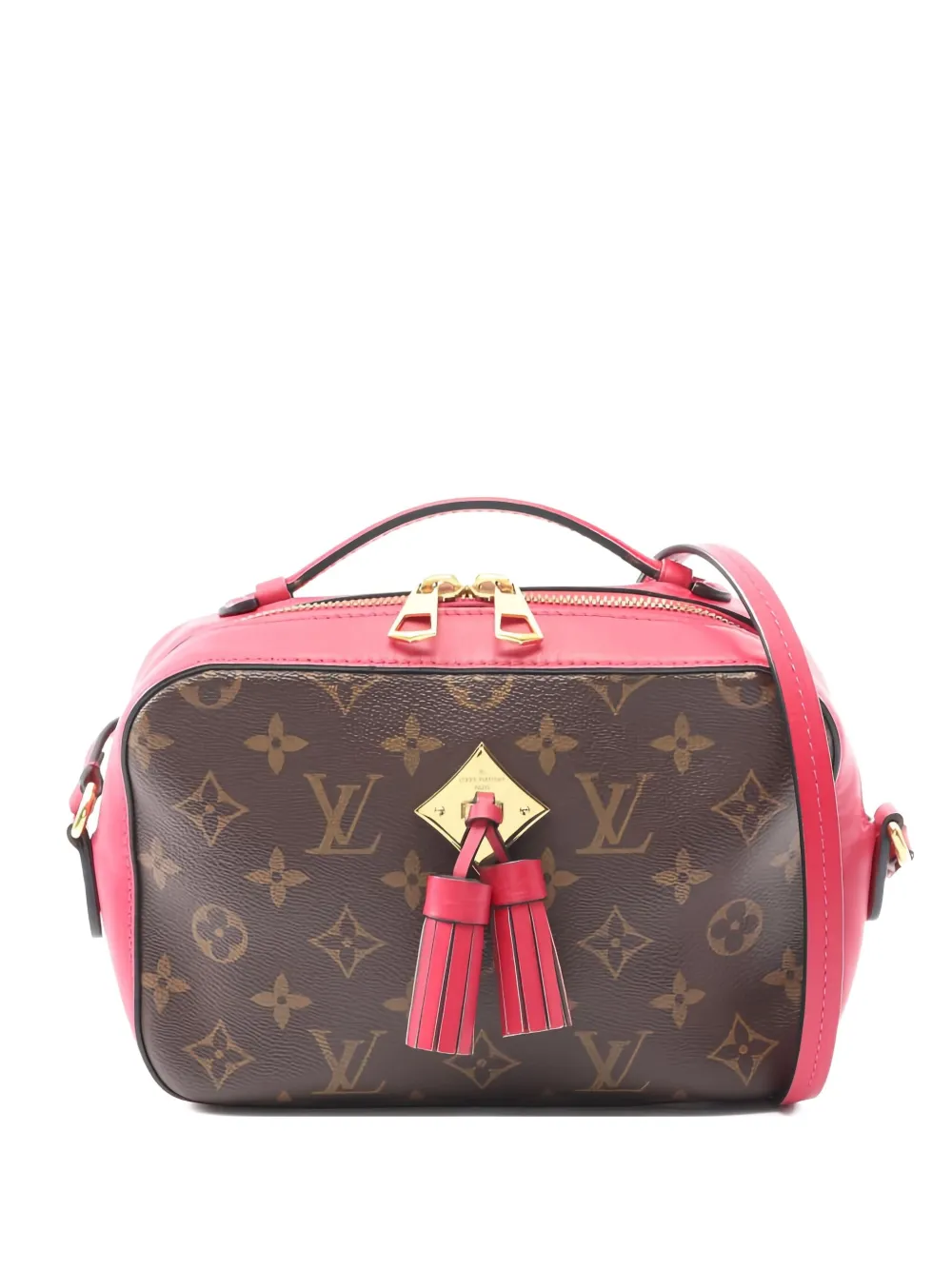 Louis Vuitton Pre-Owned 2016 サントンジュ モノグラム タッセル ショルダーバッグ - ブラウン Louis Vuitton Pre-Owned 2016 サントンジュ モノグラム タッセル ショルダーバッグ - ブラウン