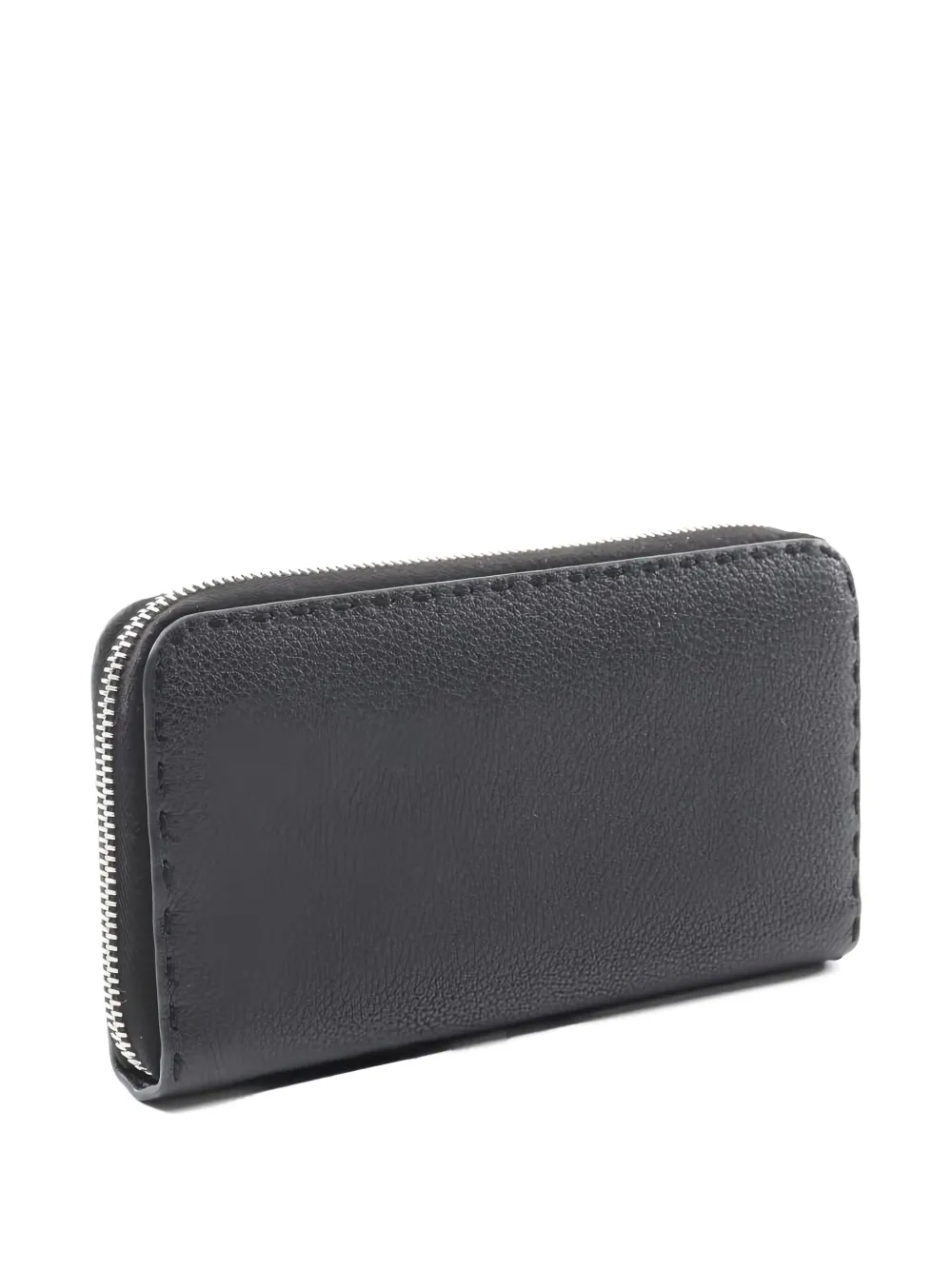 Fendi Pre-Owned Selleria round-zipper leather wallet | Men | Image 2