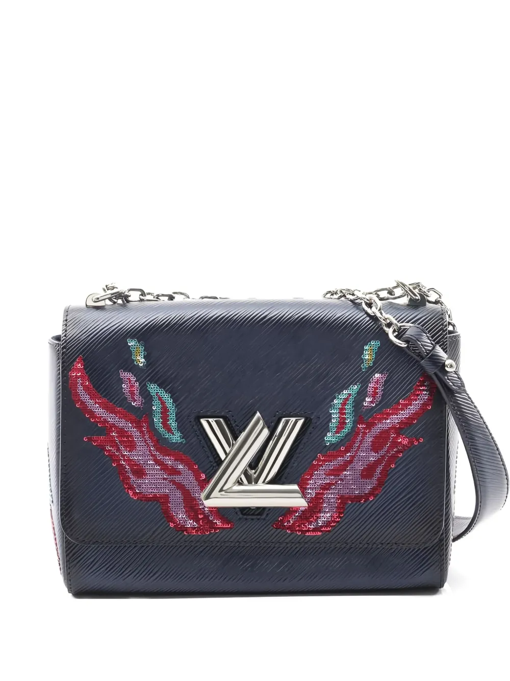 Louis Vuitton Pre-Owned ツイスト MM スパンコール ショルダーバッグ - ブルー Louis Vuitton Pre-Owned ツイスト MM スパンコール ショルダーバッグ - ブルー