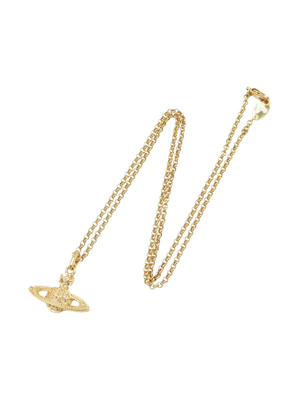 Vivienne Westwood Pre-Owned 20's orb-pendant necklace - Oro