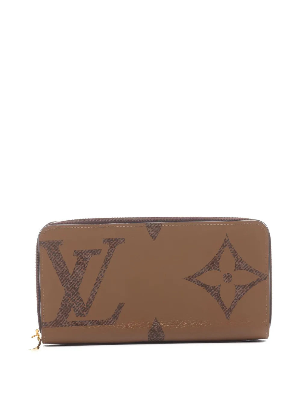 Louis Vuitton Pre-Owned 2010s Zippy Giant Monogram Reverse wallet - Marrone