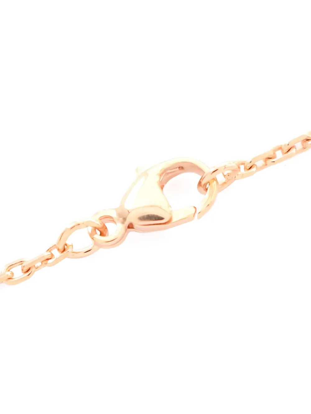 Pre-owned Hermes 10's Mini Pop H Necklace In Gold