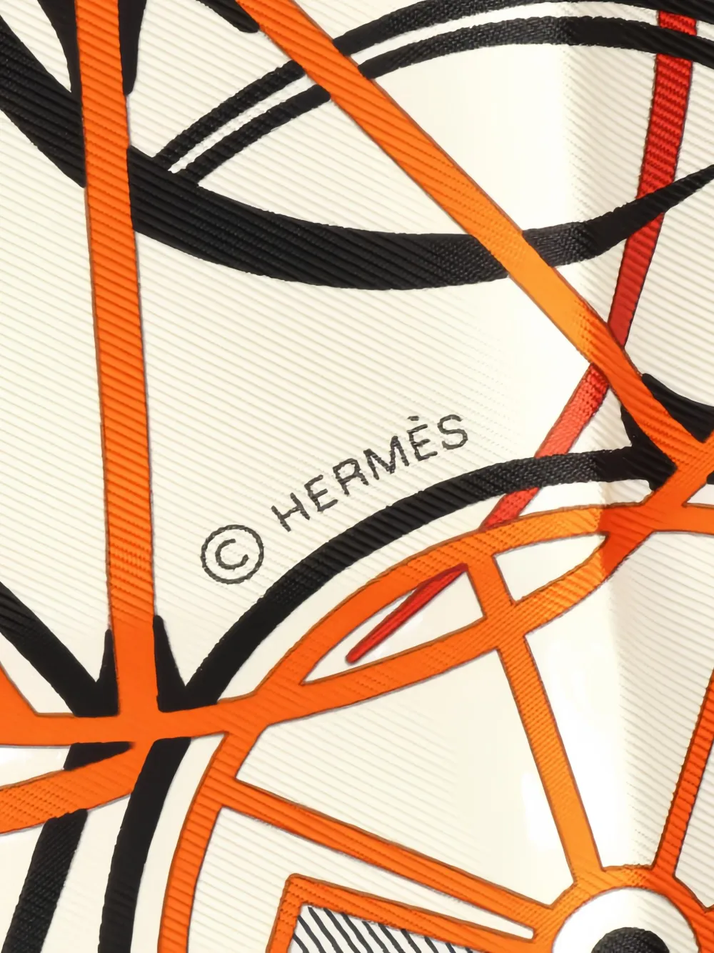Hermès Pre-Owned 2020s complication equestre silk scarf | Image 2