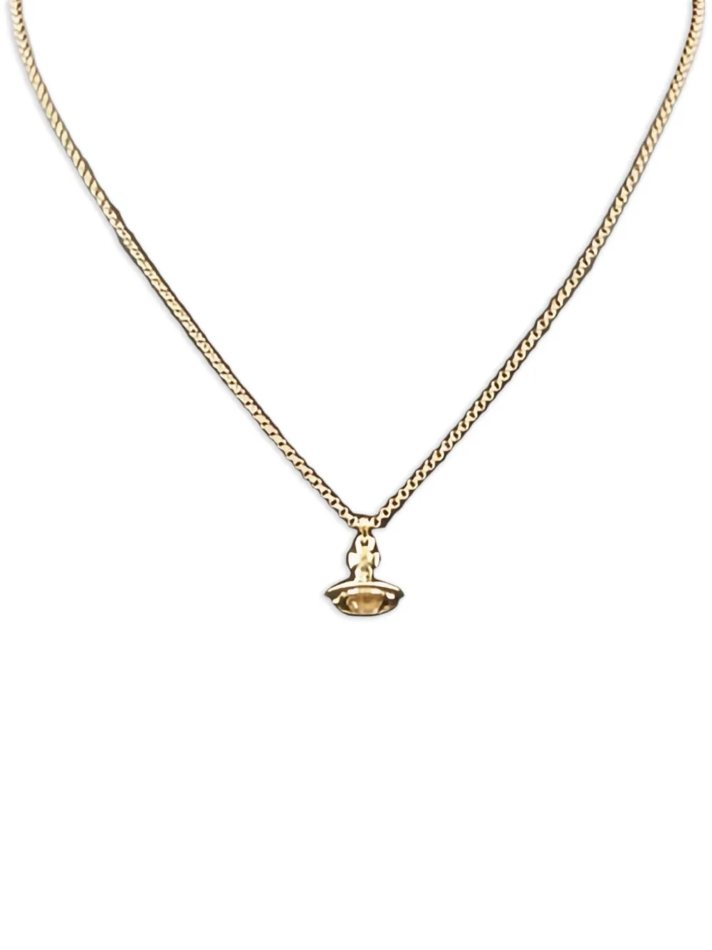 Vivienne Westwood Pre-Owned 2020s オーブ ネックレス - ゴールドトーン Vivienne Westwood Pre-Owned 2020s オーブ ネックレス - ゴールドトーン