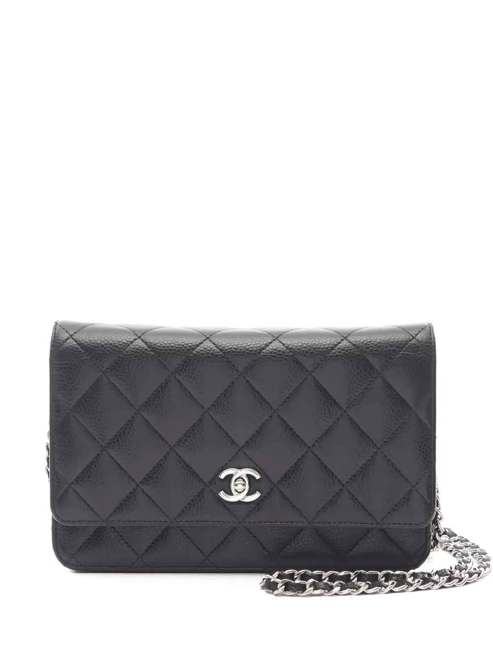 CHANEL Pre-Owned 2021s マトラッセ チェーン ショルダーバッグ - ブラック CHANEL Pre-Owned 2021s マトラッセ チェーン ショルダーバッグ - ブラック