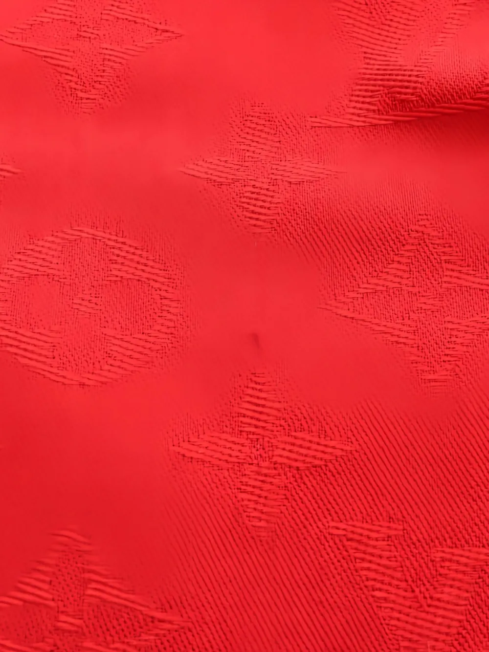 Pre-owned Louis Vuitton 2018 Monogram Fringed Stall Shawl In Red