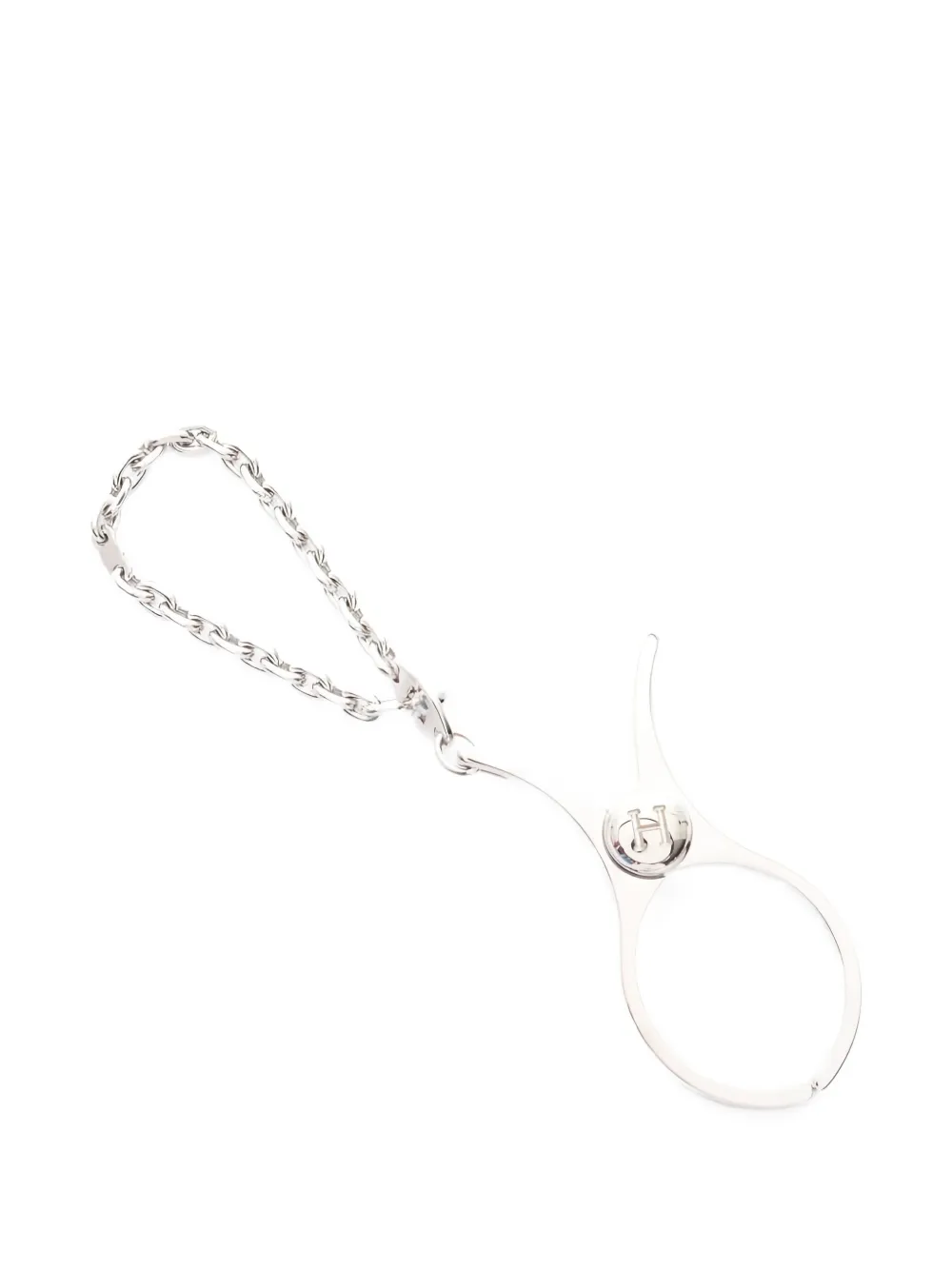 Hermès Pre-Owned 2010s chain fille glove holder - Argento