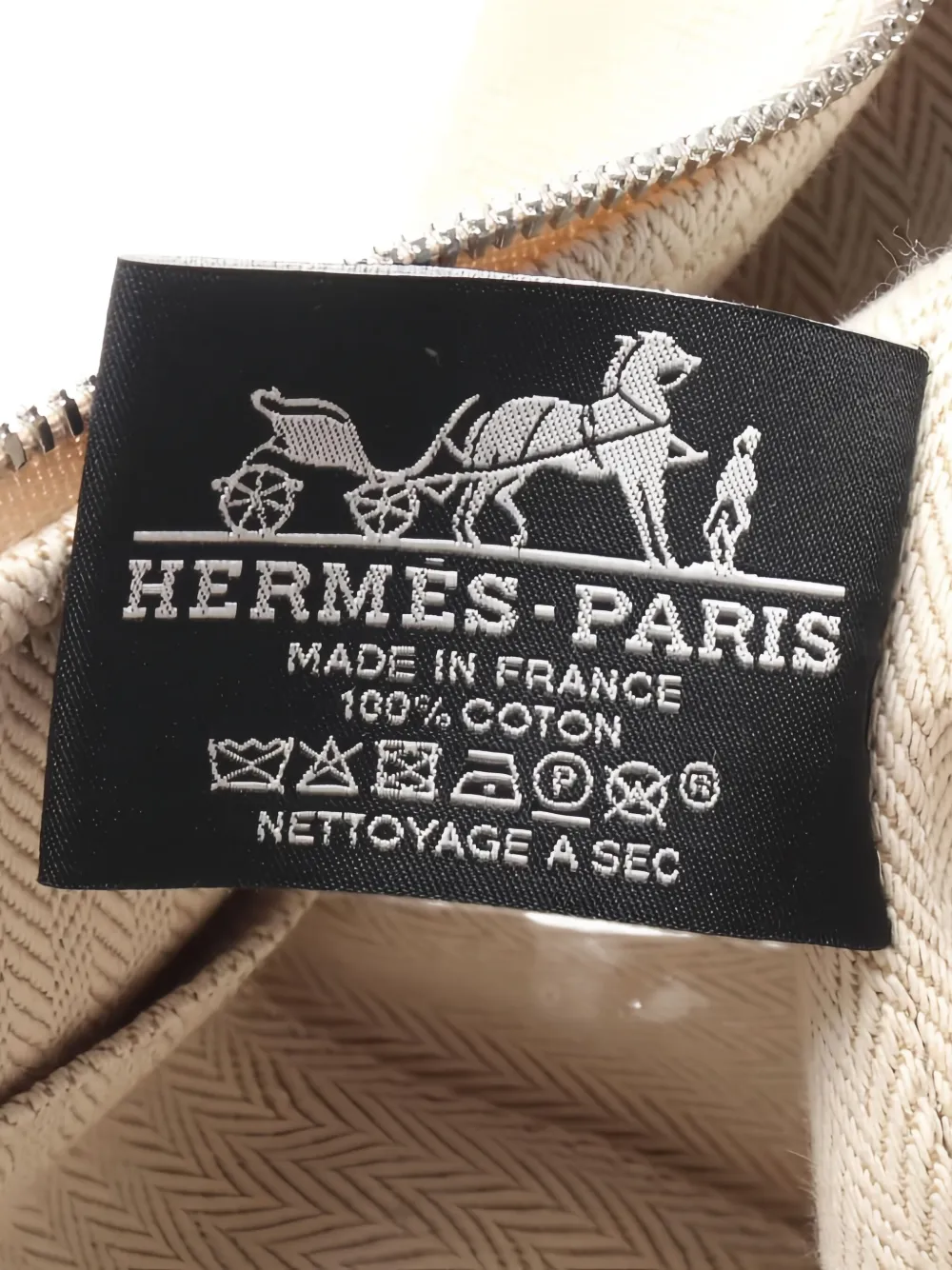 Pre-owned Hermes 2020s Bride-a-brac Pm Tote Bag In Neutral