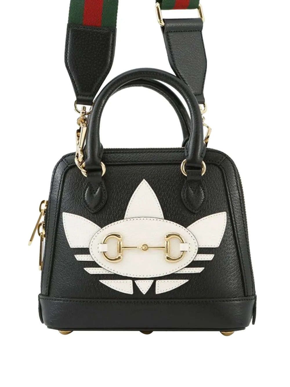 Gucci Pre-Owned 2016-2025 Adidas Mini Leather Horsebit 1955 Top Handle Gucci Pre-Owned 2016-2025 Adidas Mini Leather Horsebit 1955 Top Handle