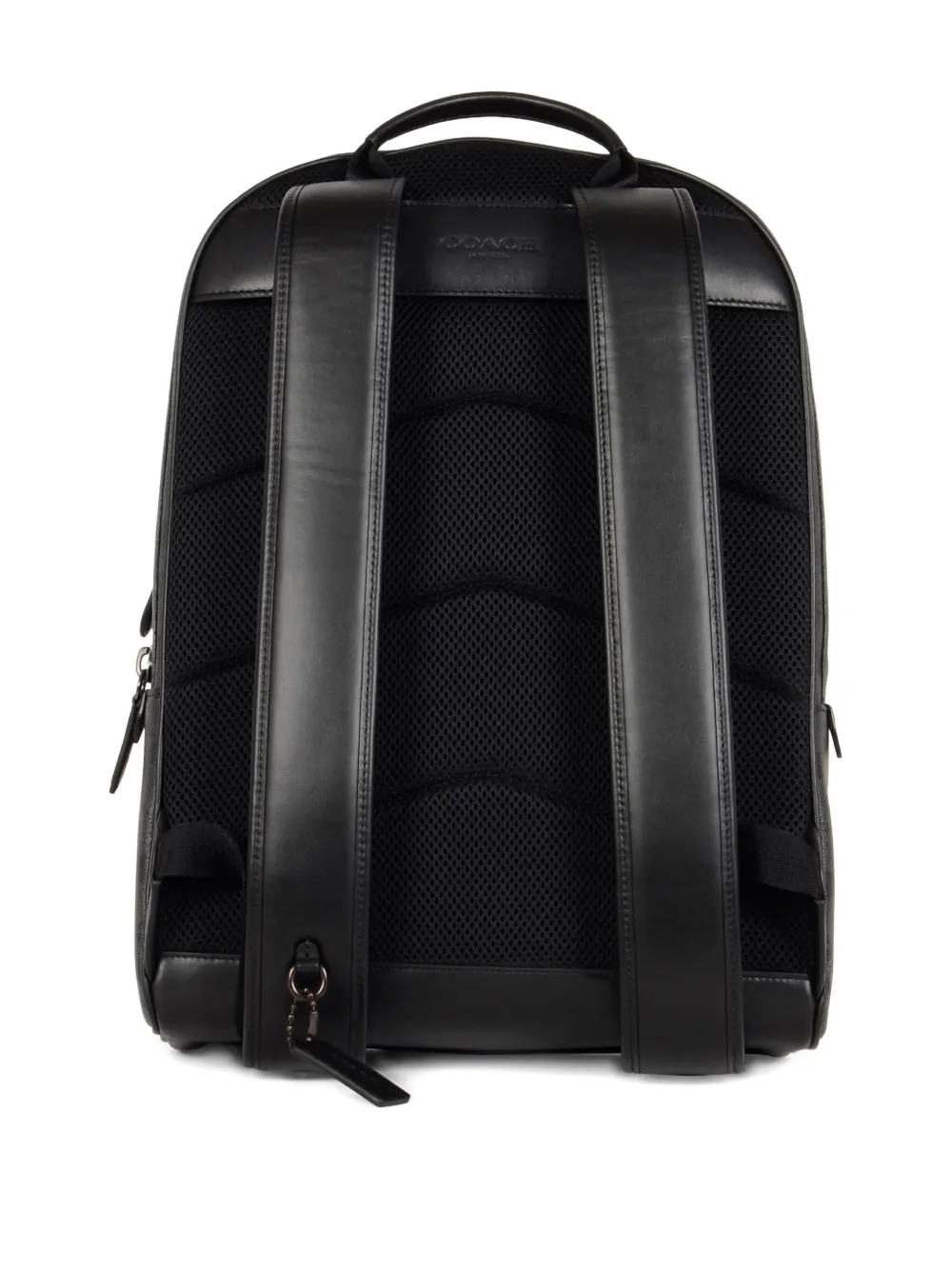 Coach Charter Canvas Backpack In Gray