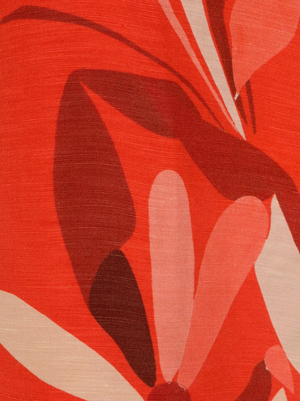 Raquel Diniz Lena maxi-jurk met print en V-hals Oranje