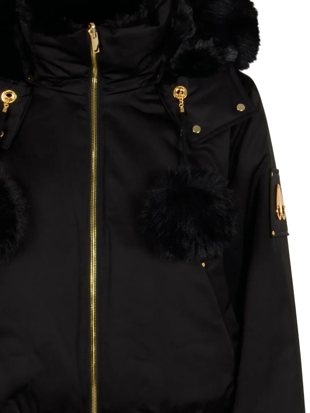 Moose Knuckles Gold Series Debbie donsjack Zwart