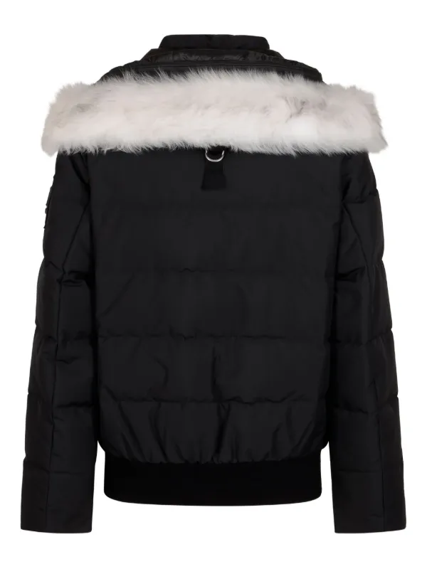 Moose Knuckles Cloud Bomber Neoshear Jacket | Black | FARFETCH