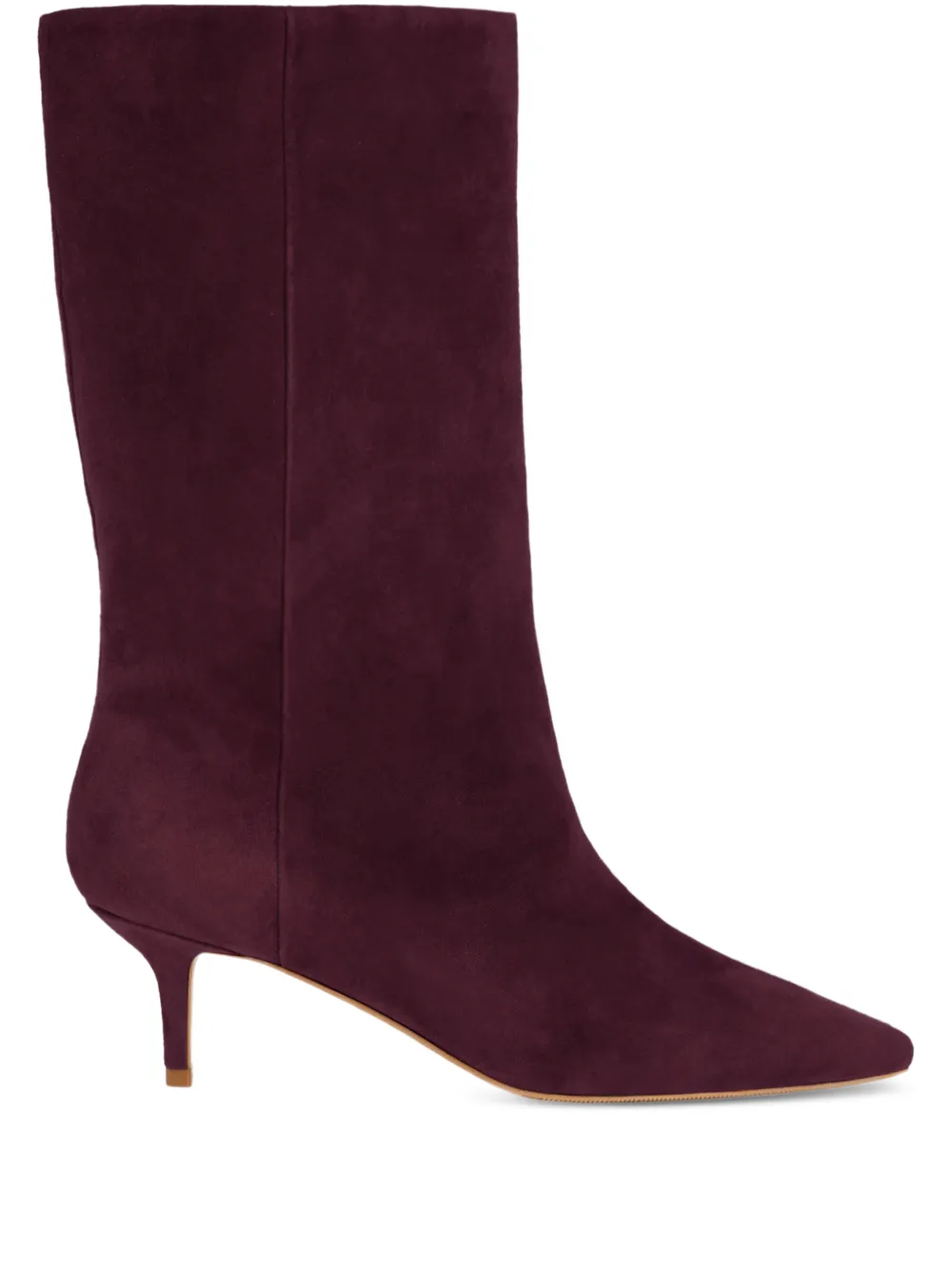 SMILING SHOES 50mm Stella point-toe boots | Purple | Image 1