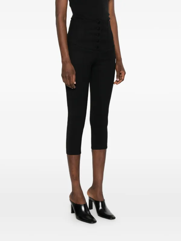 Jacquemus Arlesien Cropped Trousers | Black | FARFETCH