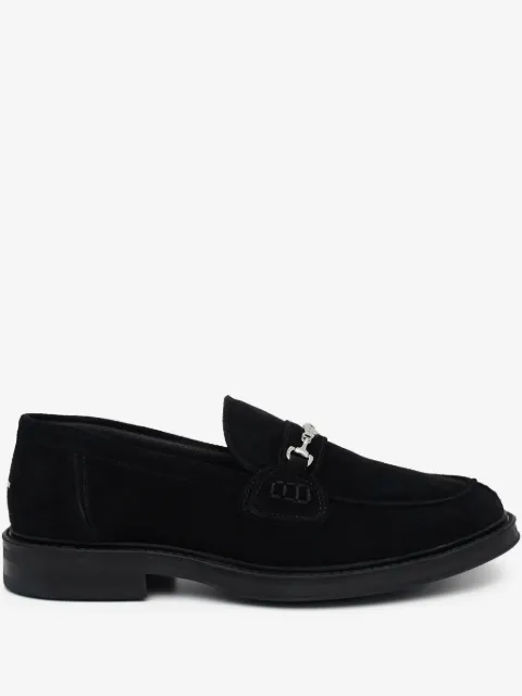 Filling Pieces rounded toe suede loafers