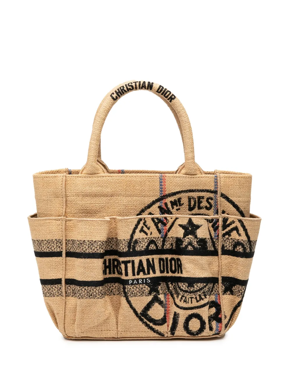 Christian Dior Pre-Owned 2021-2022 Small Jute Catherine tote bag -
