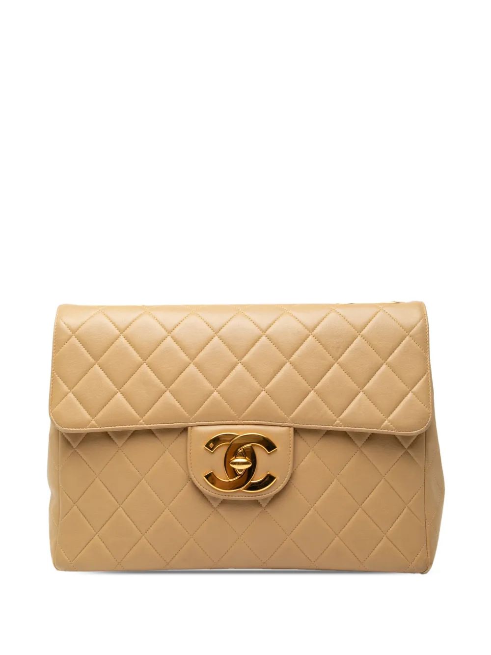 CHANEL Pre-Owned 1994-1996 Jumbo XL Classic Lambskin Single Flap CHANEL Pre-Owned 1994-1996 Jumbo XL Classic Lambskin Single Flap