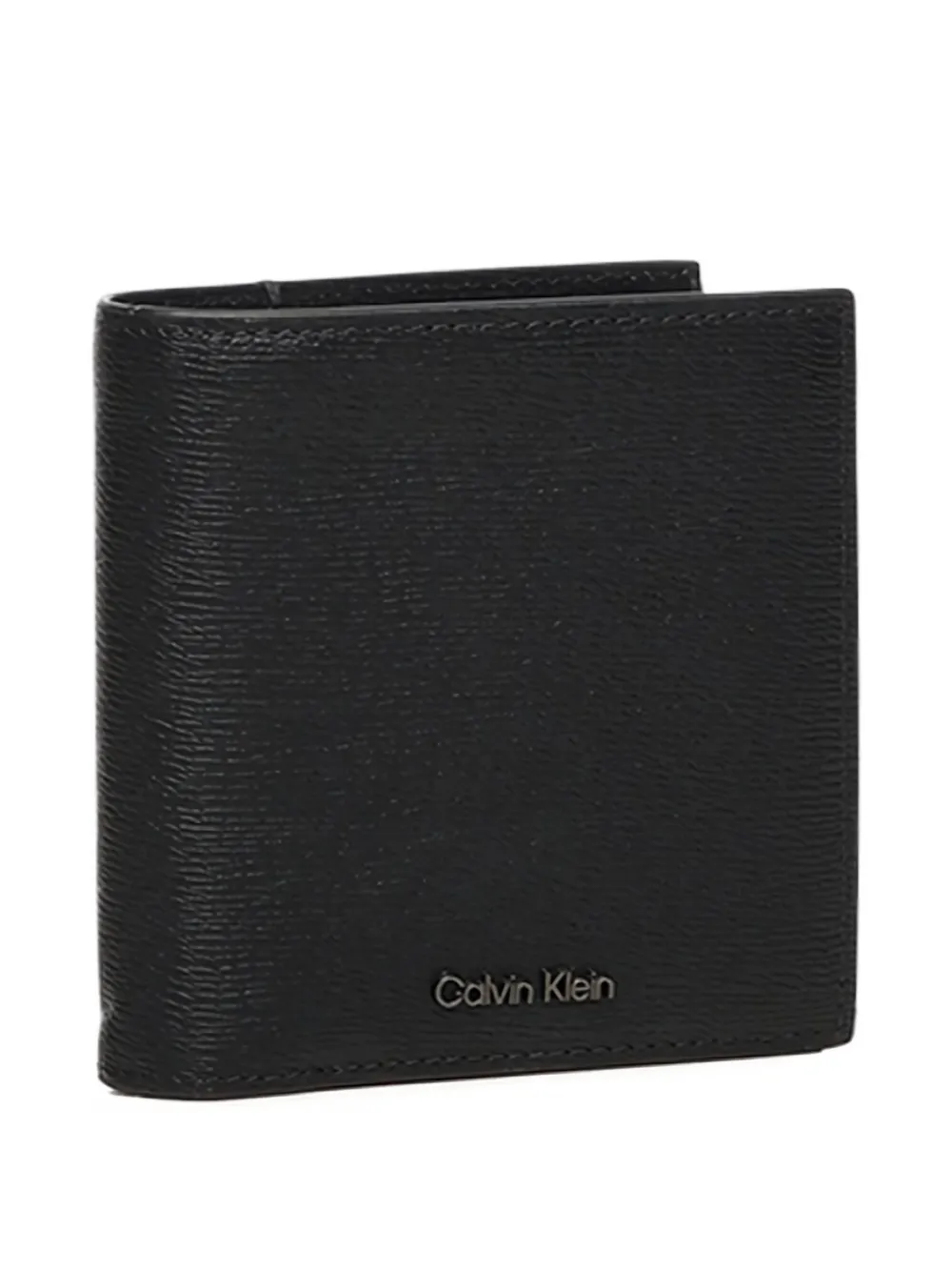 Calvin Klein Leren portemonnee Zwart