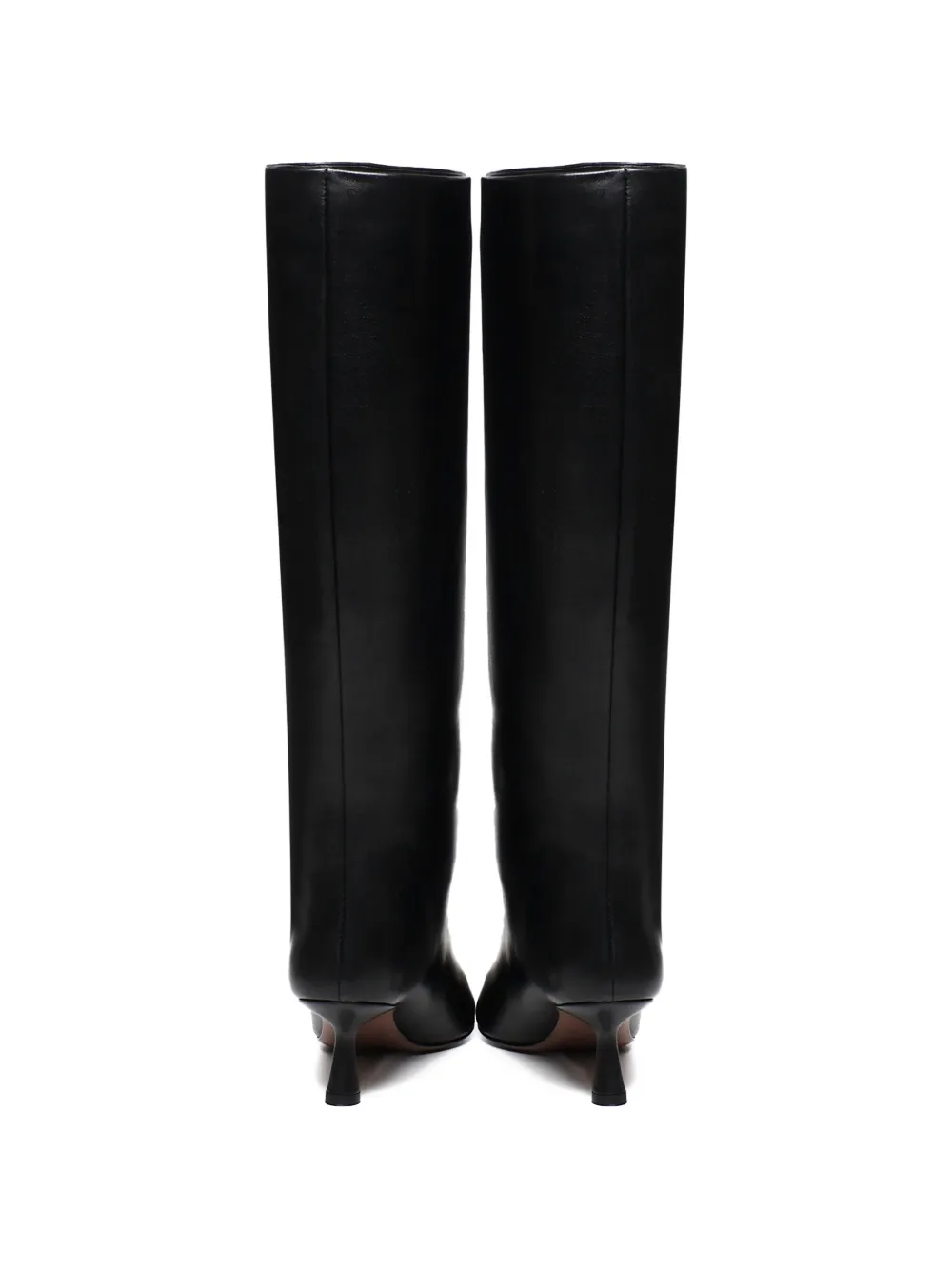 Giuliano Galiano Enkellaarzen met puntige neus Zwart