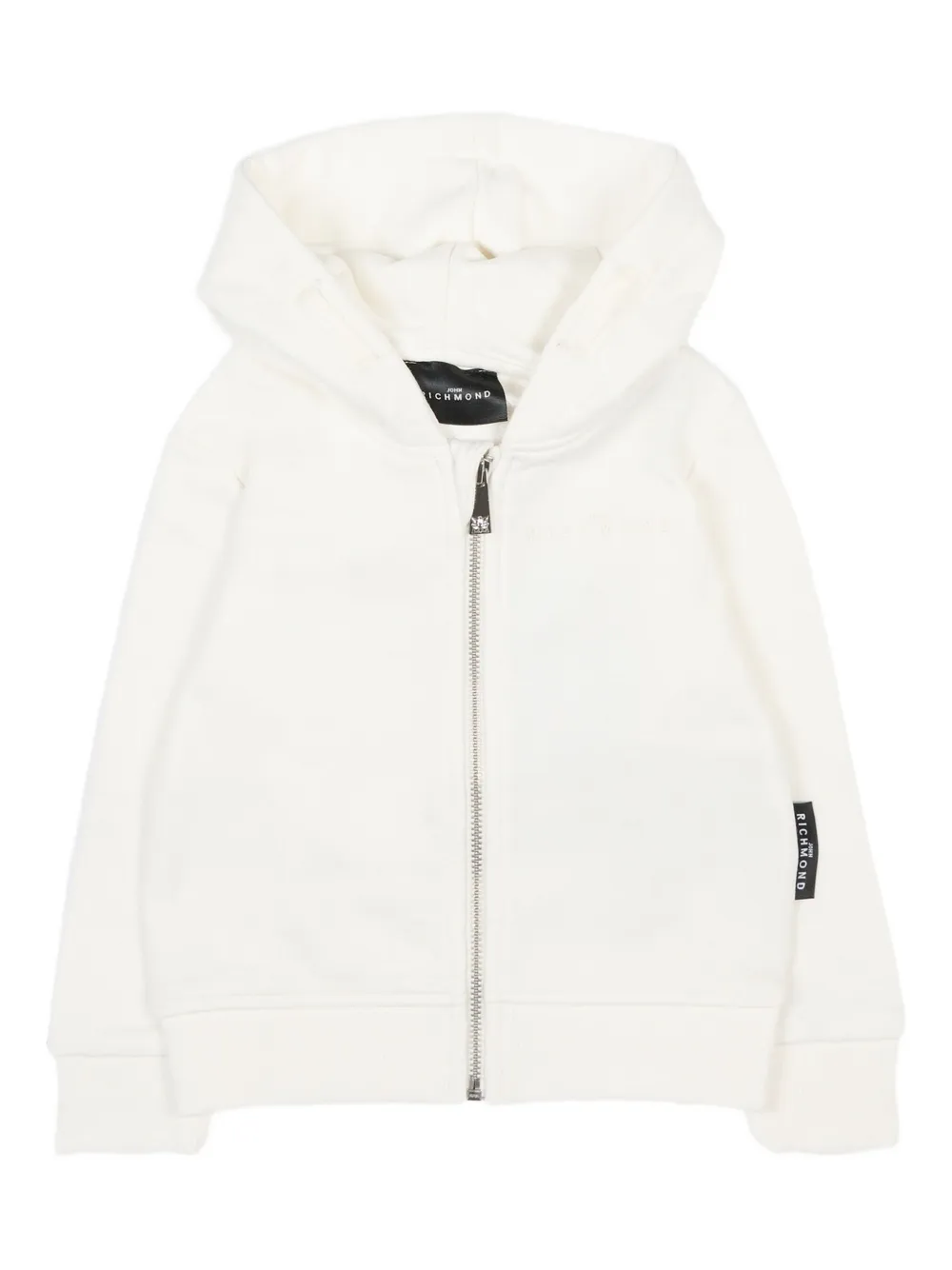 John Richmond Junior zip-up hoodie - Bianco