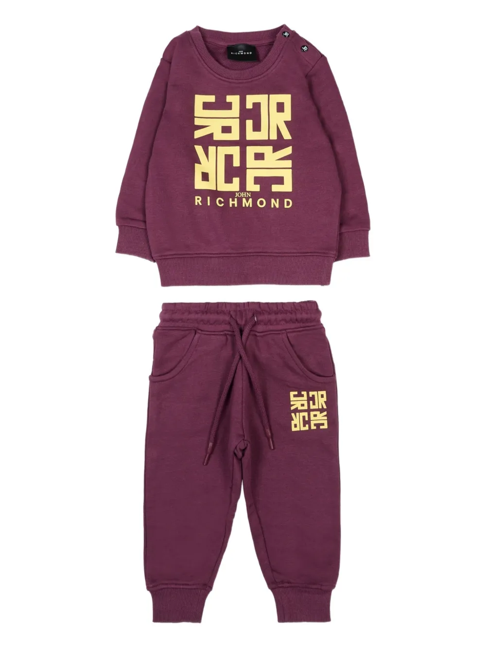 John Richmond Junior long-sleeve tracksuit set - Viola